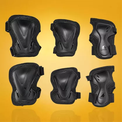 Ochraniacze Rollerblade Evo Pro Gear Junior 3-pak czarne