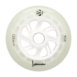 Świecące kółka do rolek Luminous LED 125mm 85a fluorescencyjne białe (3szt.)
