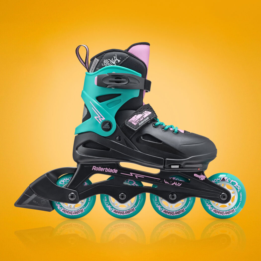 Rolki Rollerblade Fury G czarno-turkusowe