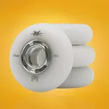 Kółka do rolek FR Skates - Metal Wheels białe 72mm/85a (4 szt.)