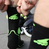 Skarpety Męskie Rollerblade Skate Socks czarno-zielone