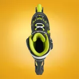 Rolki dziecięce Rollerblade Microblade SL czarno-limonkowe - 5