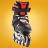 Rolki Rollerblade Microblade Free czarno-czerwone