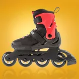 Rolki Rollerblade Microblade Free czarno-czerwone