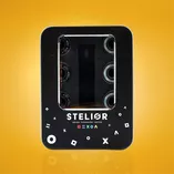 Łożyska hybrydowe czarne Stelior Black Ceramic do rolek (16 szt.)