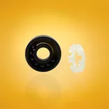 Łożyska hybrydowe czarne Stelior Black Ceramic do rolek (16 szt.)