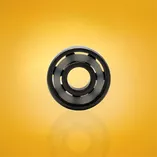 Łożyska hybrydowe czarne Stelior Black Ceramic do rolek (16 szt.)