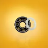 Łożyska hybrydowe czarne Stelior Black Ceramic do rolek (16 szt.)