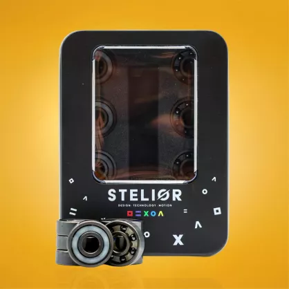 Łożyska hybrydowe Stelior Black Ceramic czarne (16 szt.)