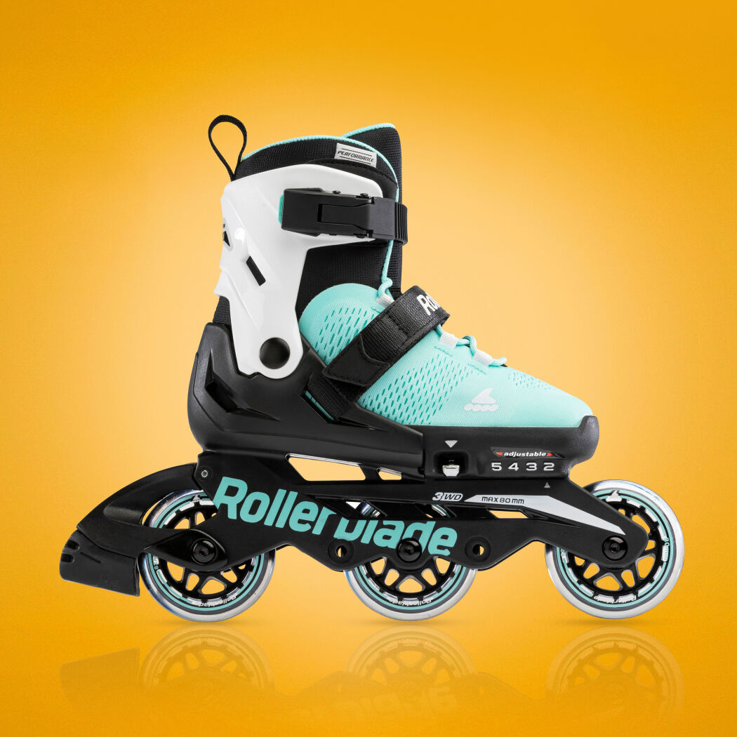 Rolki Rollerblade Microblade G biało-błękitne