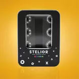 Łożyska hybrydowe czarne Stelior White Ceramic do rolek (16 szt.)