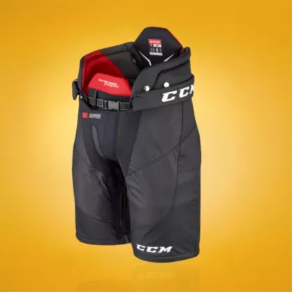 Spodnie hokejowe CCM FT4 Pro Velcro Senior M czarne