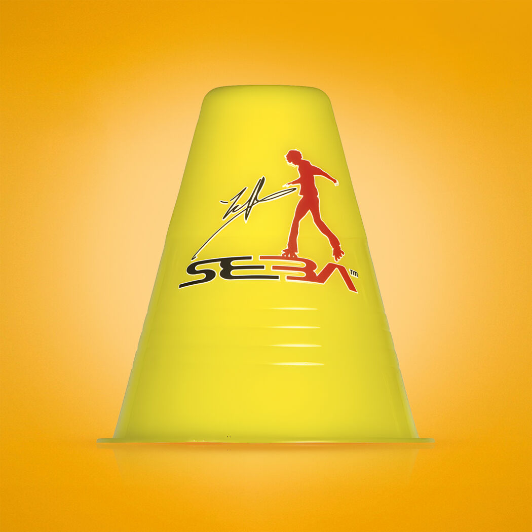 Kubeczki do slalomu Seba Slalom Cones Dual Density żółte (20szt)