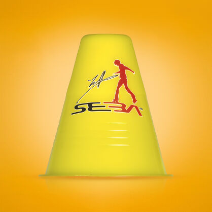 Kubeczki do slalomu Seba Slalom Cones Dual Density żółte (20szt)