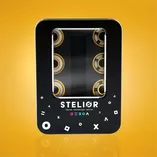 Łożyska hybrydowe 5-kulkowe złote Stelior Black Ceramic do rolek (16 szt.)