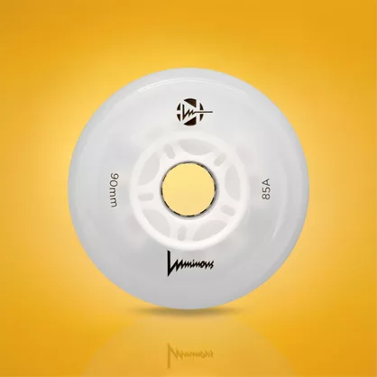 Świecące kółka Luminous LED 90mm/85a białe (4 szt.)