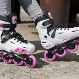 Rolki Rollerblade Apex G biało-różowe