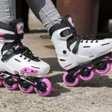 Rolki Rollerblade Apex G biało-różowe