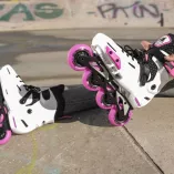 Rolki Rollerblade Apex G biało-różowe