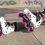 Rolki Rollerblade Apex G biało-różowe