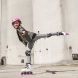 Rolki Rollerblade Apex G biało-różowe