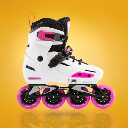 Rolki Rollerblade Apex G biało-różowe