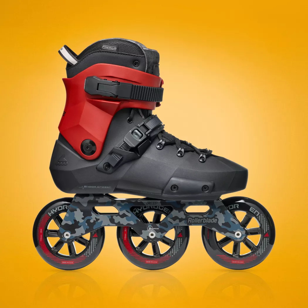 Rolki Rollerblade Twister 110 czarno-czerwone