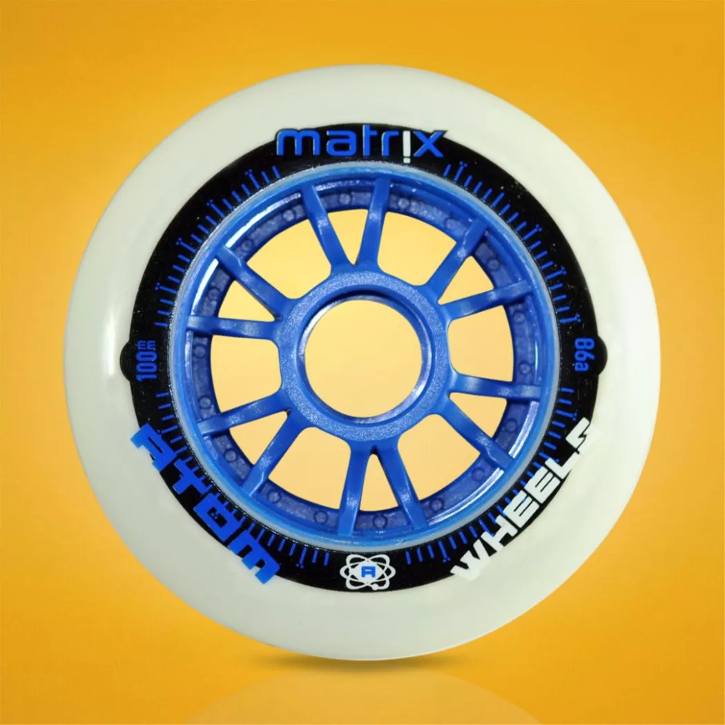 Kołka Atom Skates Matrix 100mm niebieskie