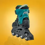 Rolki dziecięce Rollerblade Microblade XT czarno-zielone