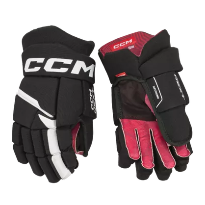 Rękawice hokejowe CCM Next JR [12'', BKWH]