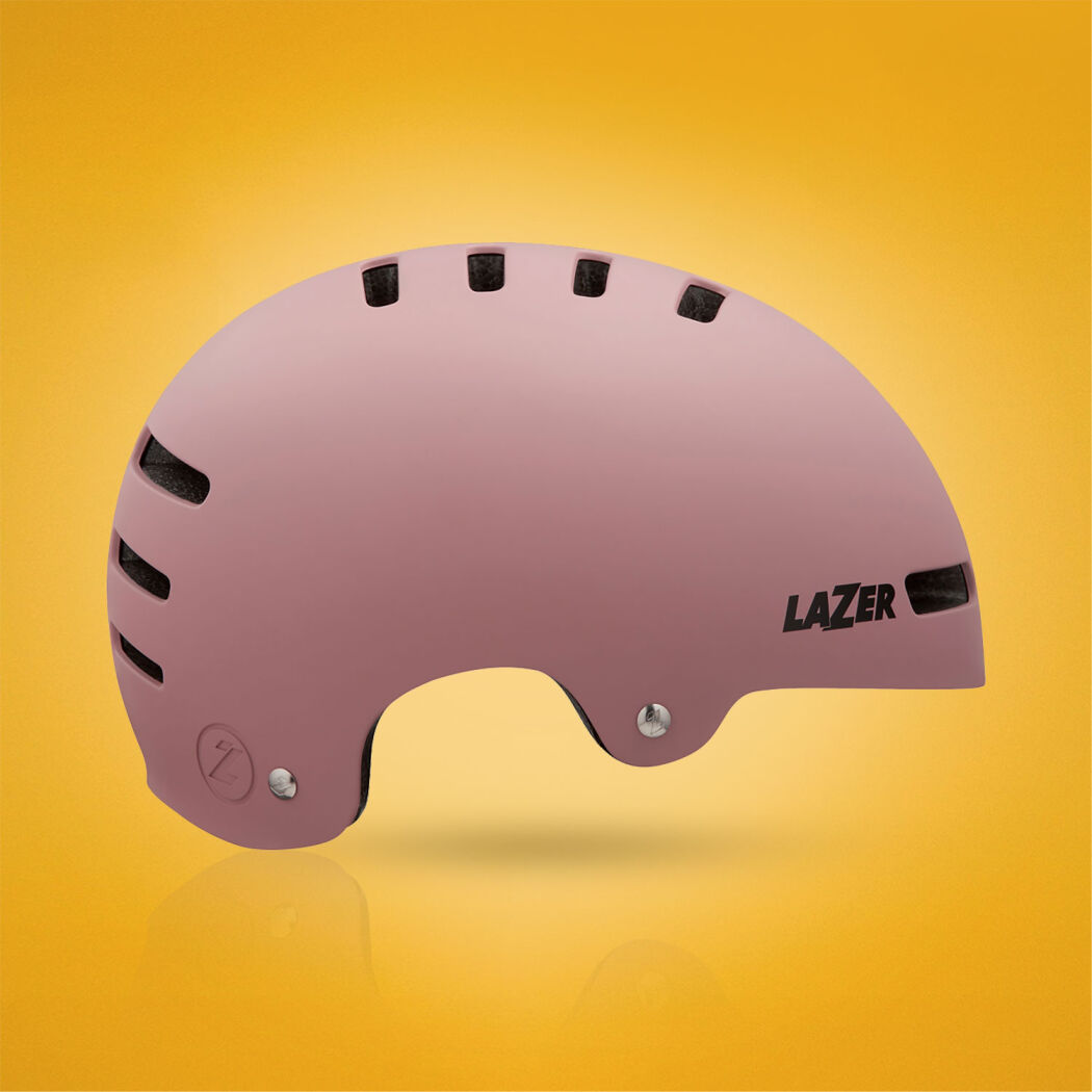 Kask na rolki - Lazer One+ różowy mat