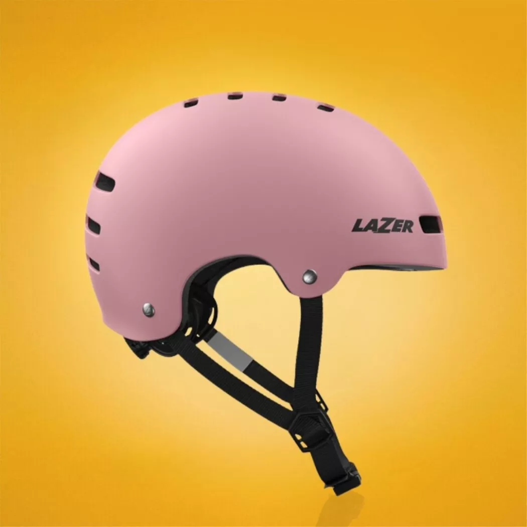 Kask Lazer One+ różowy mat