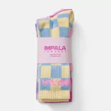 Skarpetki Impala Skate Sock szachownica (3 pak)