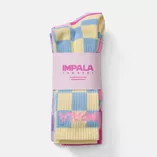 Skarpetki Impala Skate Sock szachownica (3 pak)