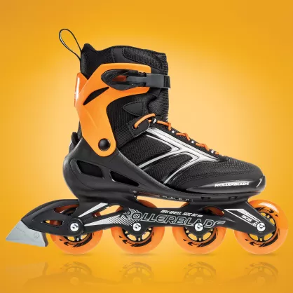 Rolki Rollerblade Zetrablade RTL czarno-pomarańczowe