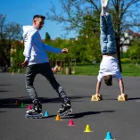 Nauka jazdy na rolkach Poznań - Zajęcia indywidualne freestyle slalom