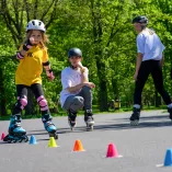 Nauka jazdy na rolkach Poznań - Zajęcia indywidualne freestyle slalom
