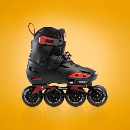 Rolki Rollerblade Apex czarno-czerwone