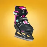 Łyżwy dziecięce regulowane Bladerunner Micro XT Ice G czarno-różowe