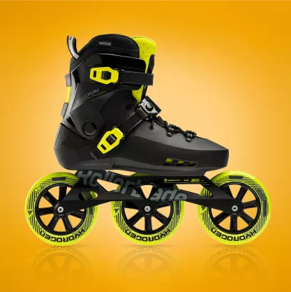 Rolki Rollerblade Maxxum 125 czarno-limonkowe