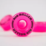Świecące kółka do wrotek Rio Roller Light Up 58x32mm/82a różowe (4szt.)