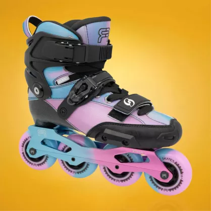 Rolki dziecięce FR Skates Spin Ji Holo Blue