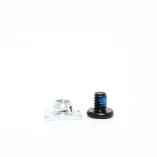 Śruba górnej klamry z nakrętką FR Top Buckle Screw czarna