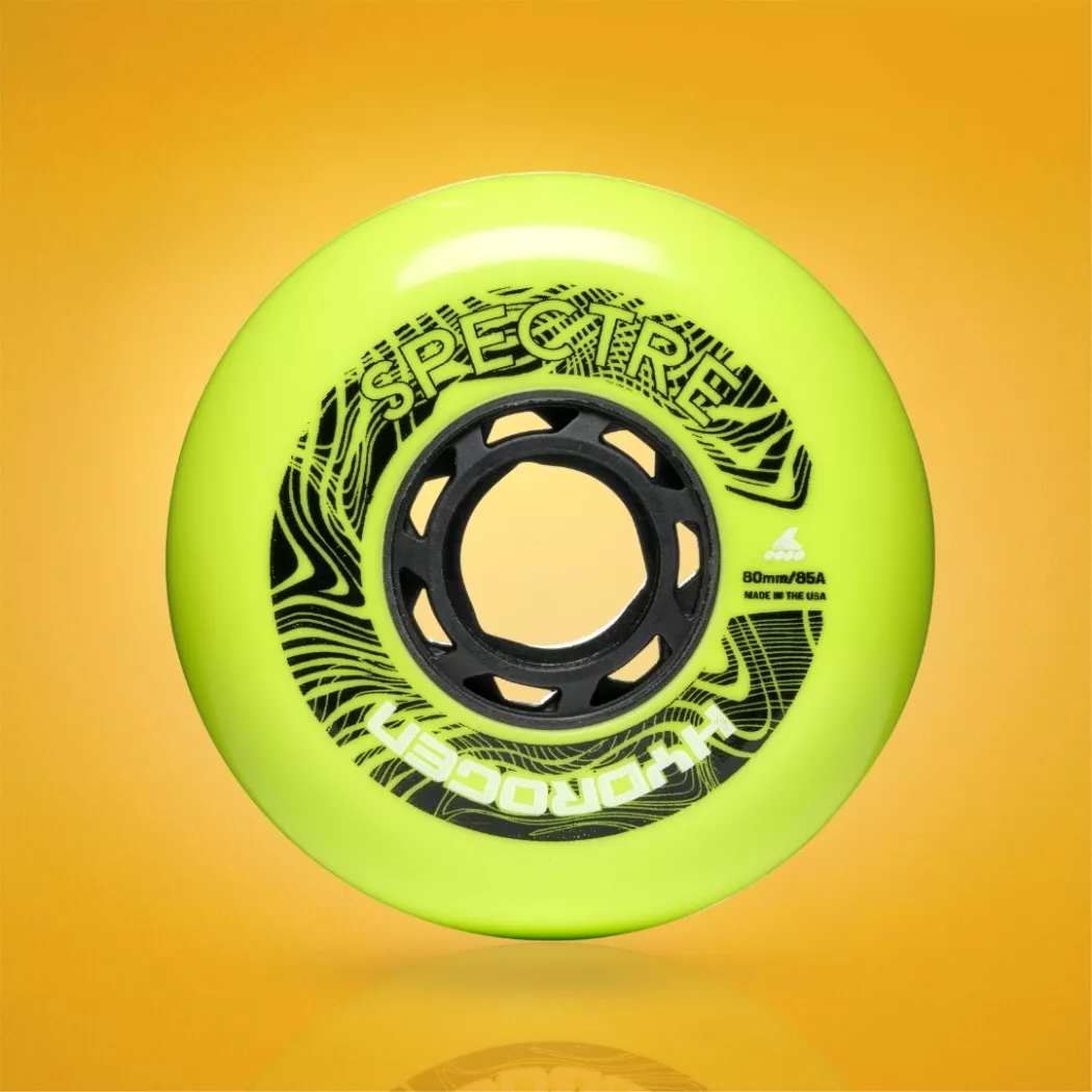 Kółka do rolek Rollerblade Hydrogen Spectre 80mm/85a limonkowe (4szt.)