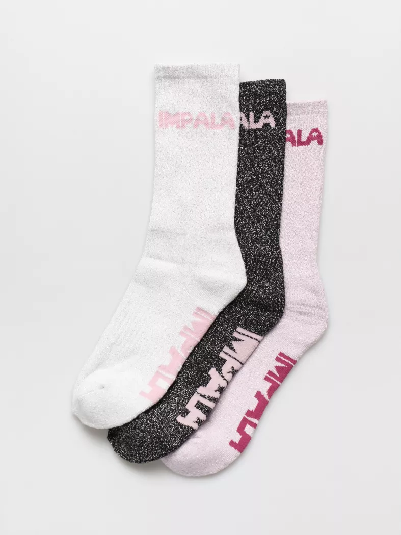 Skarpetki Impala Skate Sock sparkle (3 pak)