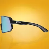 Okulary przeciwsłoneczne UVEX Sportstyle 235 Black Matt / Mirror Lavender