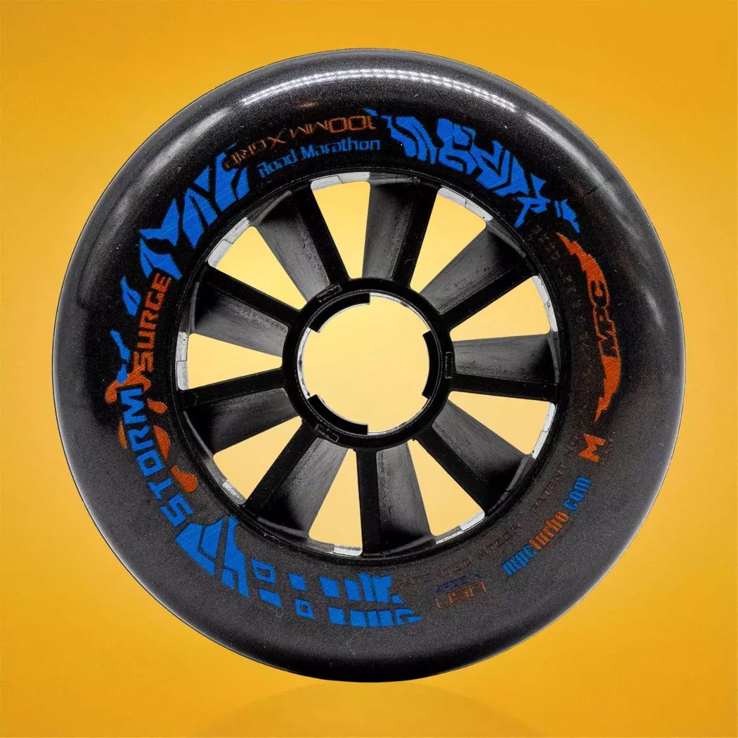 Kółka do rolek na deszcz MPC Storm Surge 100mm XGrip (8 szt.)