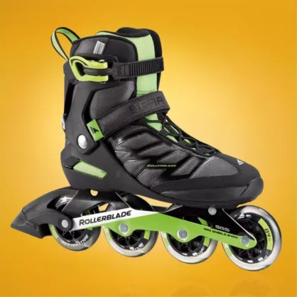 Rolki Rollerblade Spark 84 czarno-limonkowe
