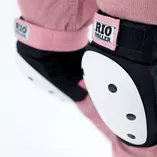 Ochraniacze na Rolki – Ochraniacze Rio Roller 3-pak czarno-różowe - 5