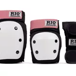 Ochraniacze na Rolki – Ochraniacze Rio Roller 3-pak czarno-różowe - 3